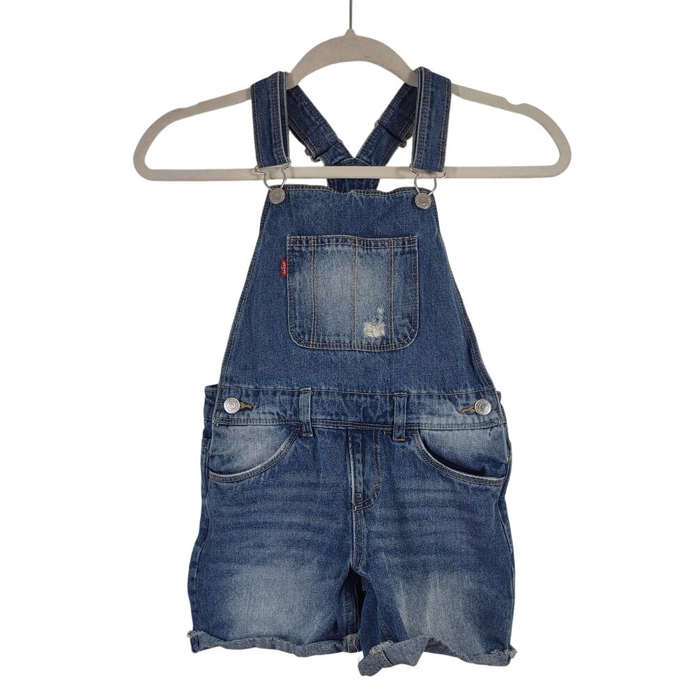 Levi's Blue Denim Kids Short Overalls
